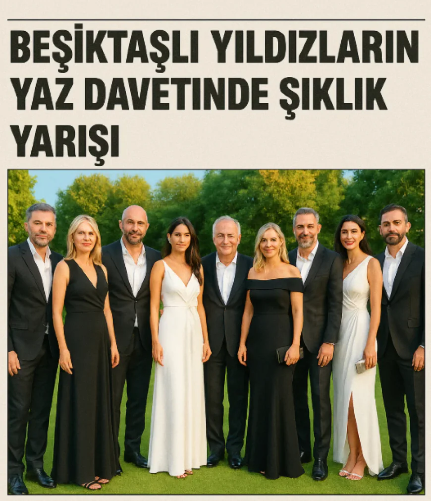 “Beşiktaşlı Yıldızların Yaz Davetinde Şıklık Yarışı”