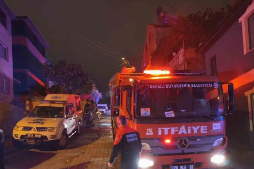 Denizli’de düğün hazırlığı sırasında büyük tehlike: Tavan çöktü