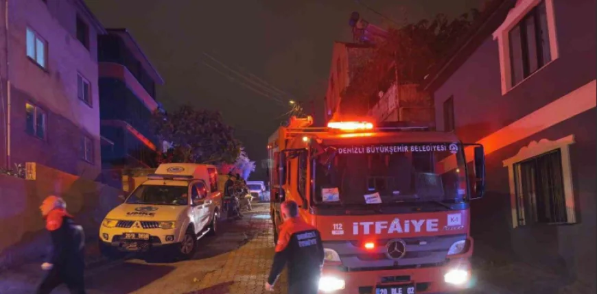 Denizli’de düğün hazırlığı sırasında büyük tehlike: Tavan çöktü